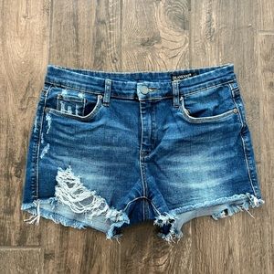 Blank NYC the Essex Cut Off Distressed Denim Shorts size 29